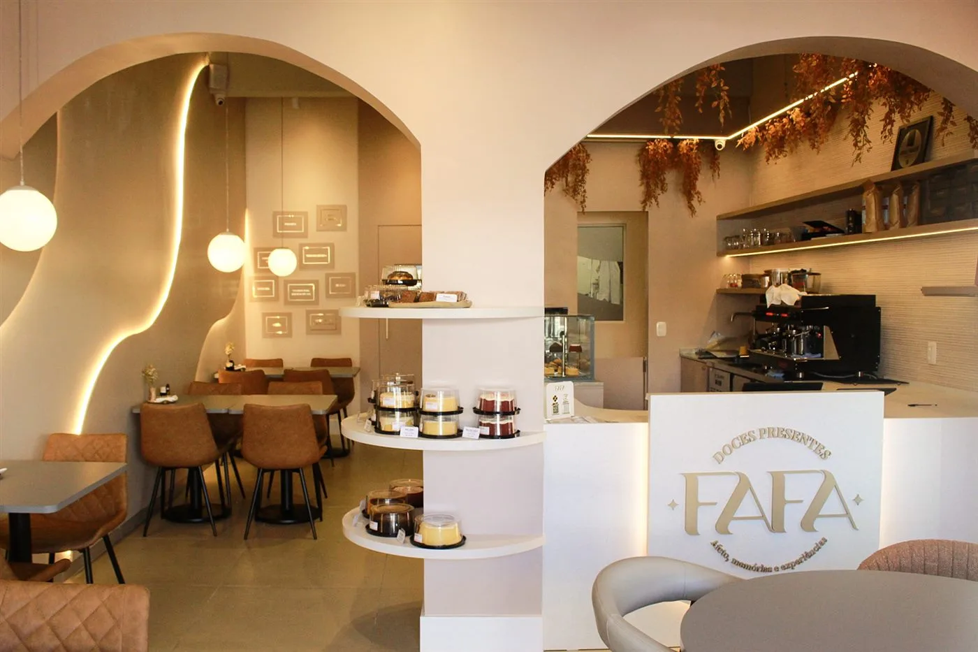 Interior da loja Fafa